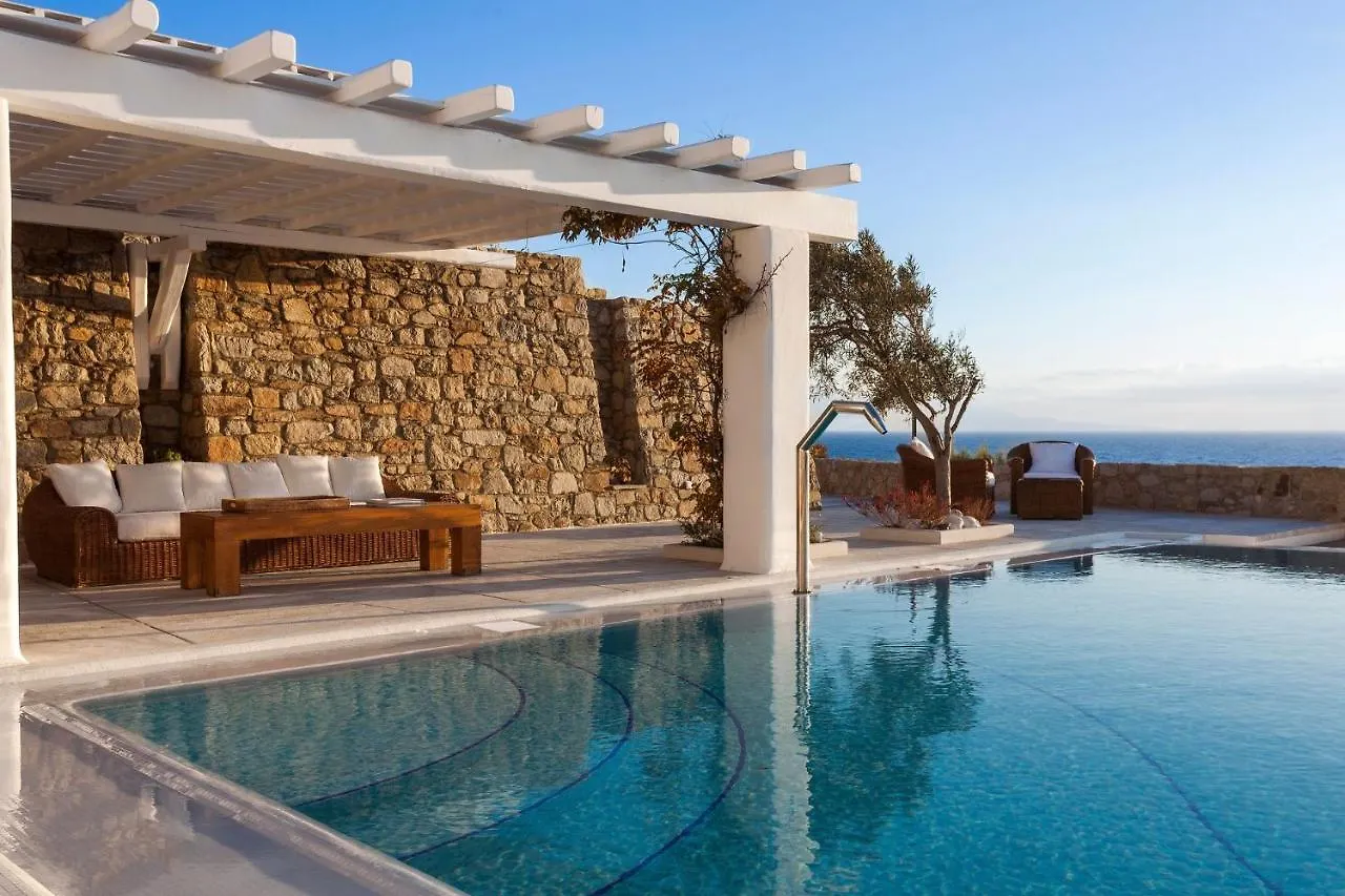 Presidential Mykonos Villa Villa Psarrou Sigma 8 Bedrooms Stunning Sea Views Psarrou Mykonos Town