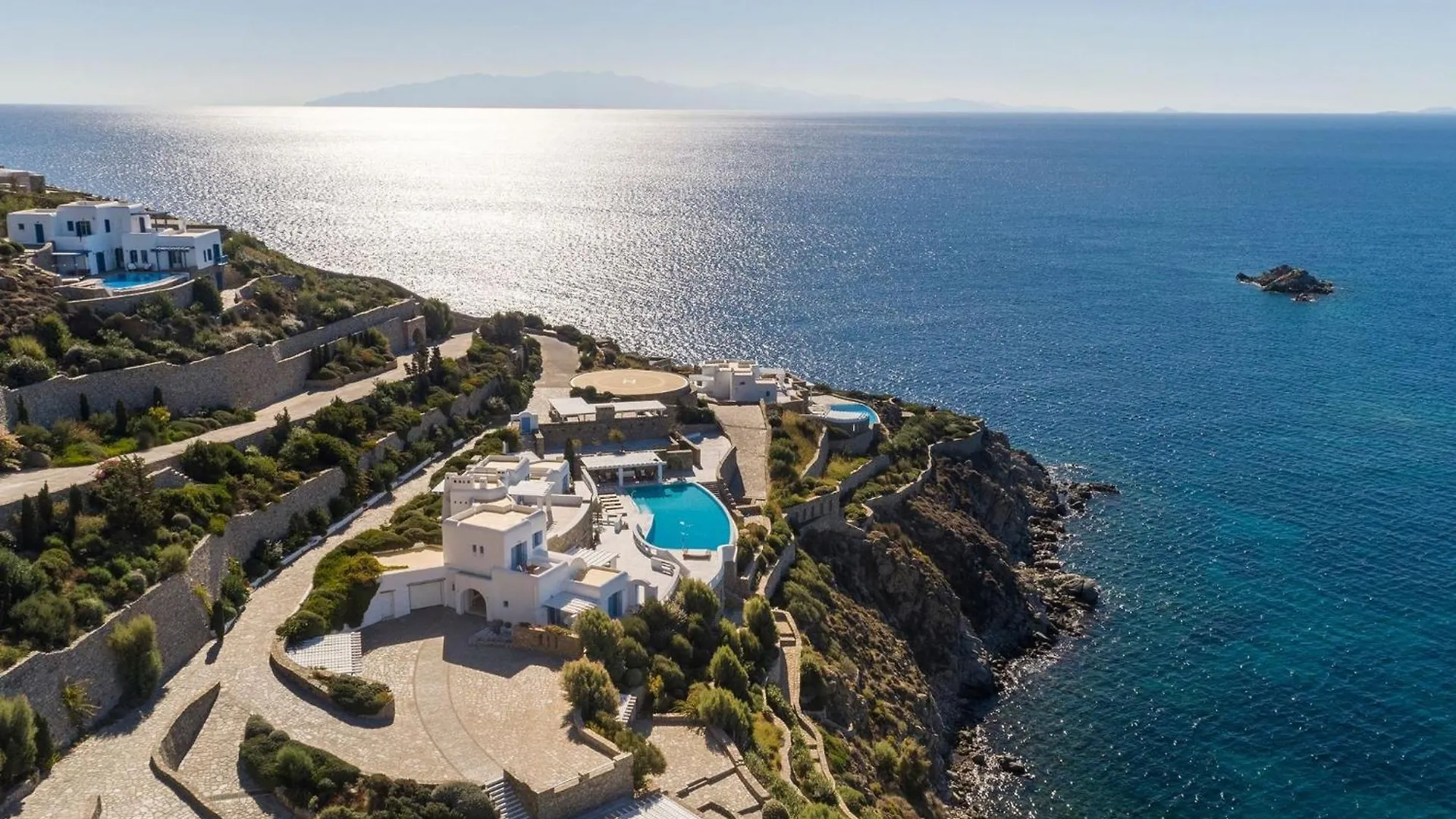 Presidential Mykonos Villa Villa Psarrou Sigma 8 Bedrooms Stunning Sea Views Psarrou Mykonos Town